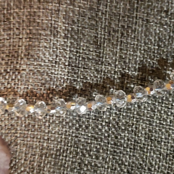 Evil eye choker / natural quartz 925 handmade - Picture 4 of 7